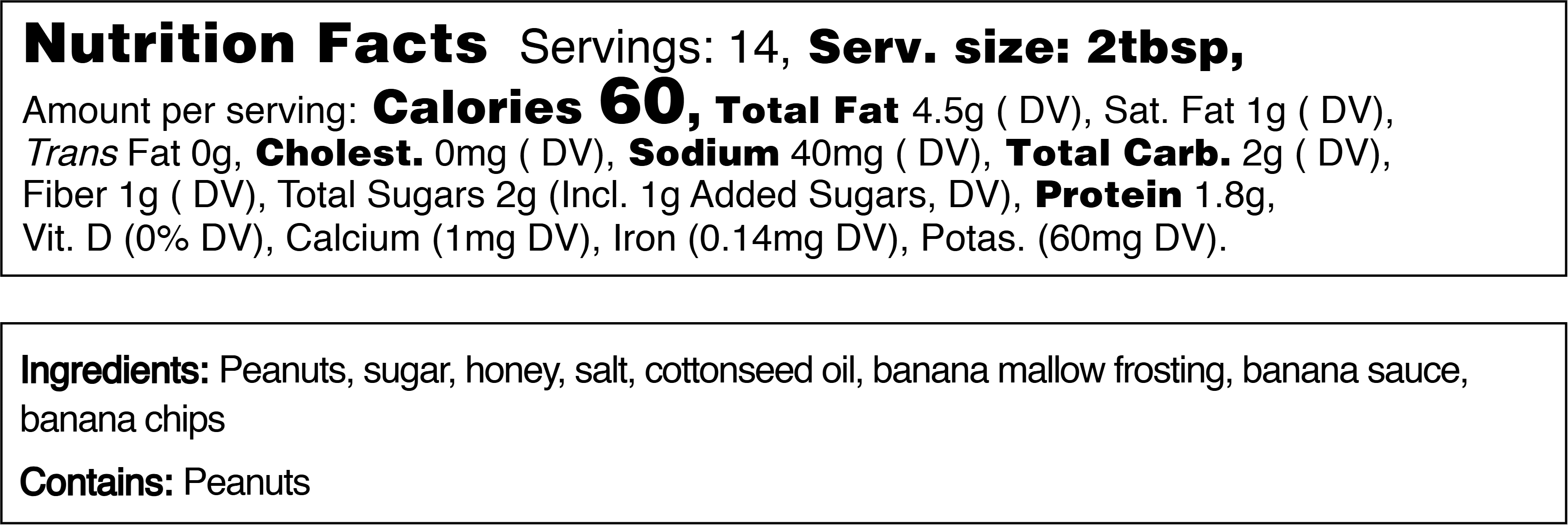 Banana Cream Pie PB
